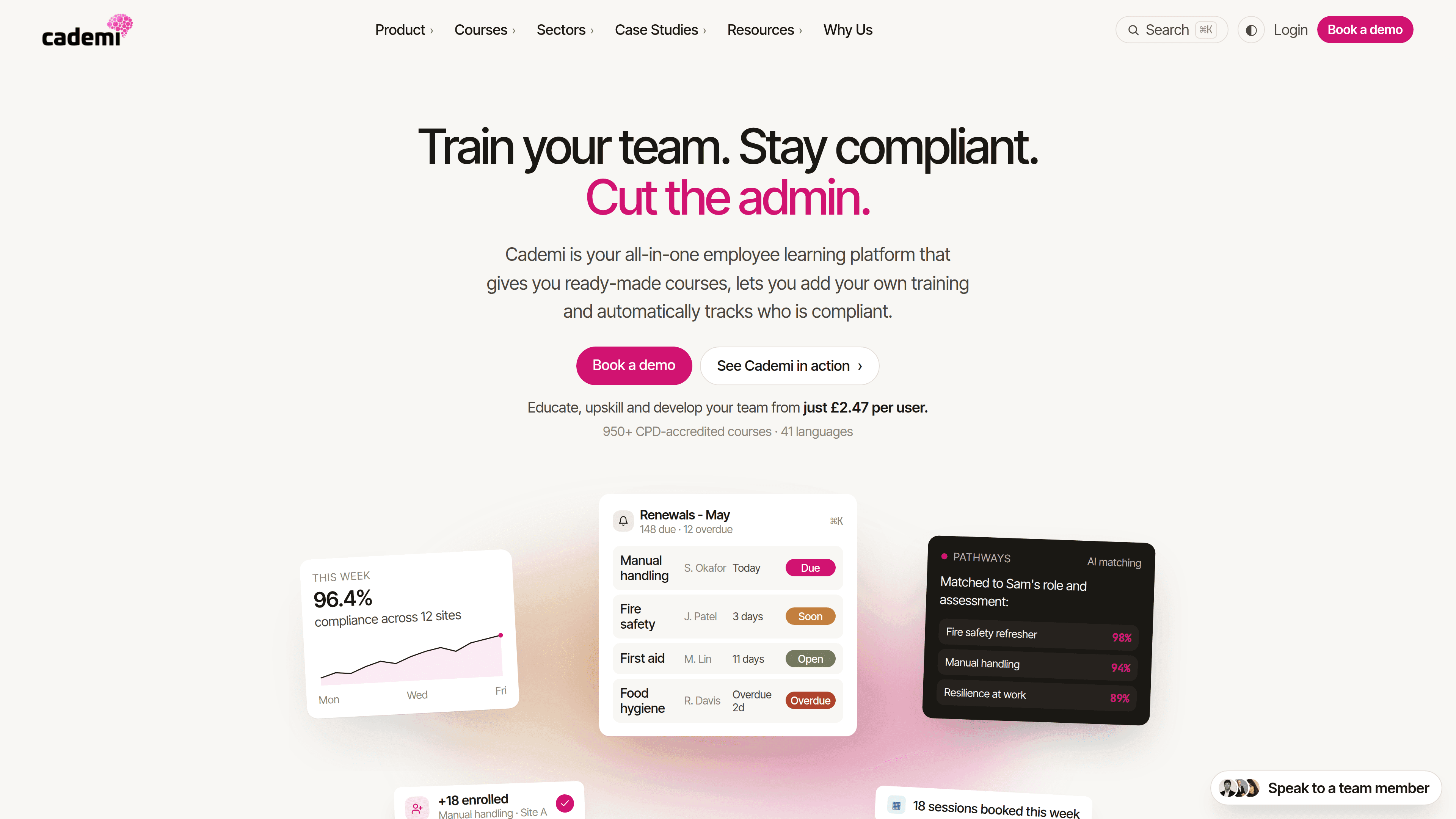 Marketing site